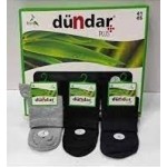 Dündar 4131 Erkek Plus Bambu Likralı Dikişsiz Yarım  Konç Çorap