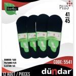 Dündar 5541  Erkek Plus Bambu Babet  Çorap Dikişsiz 